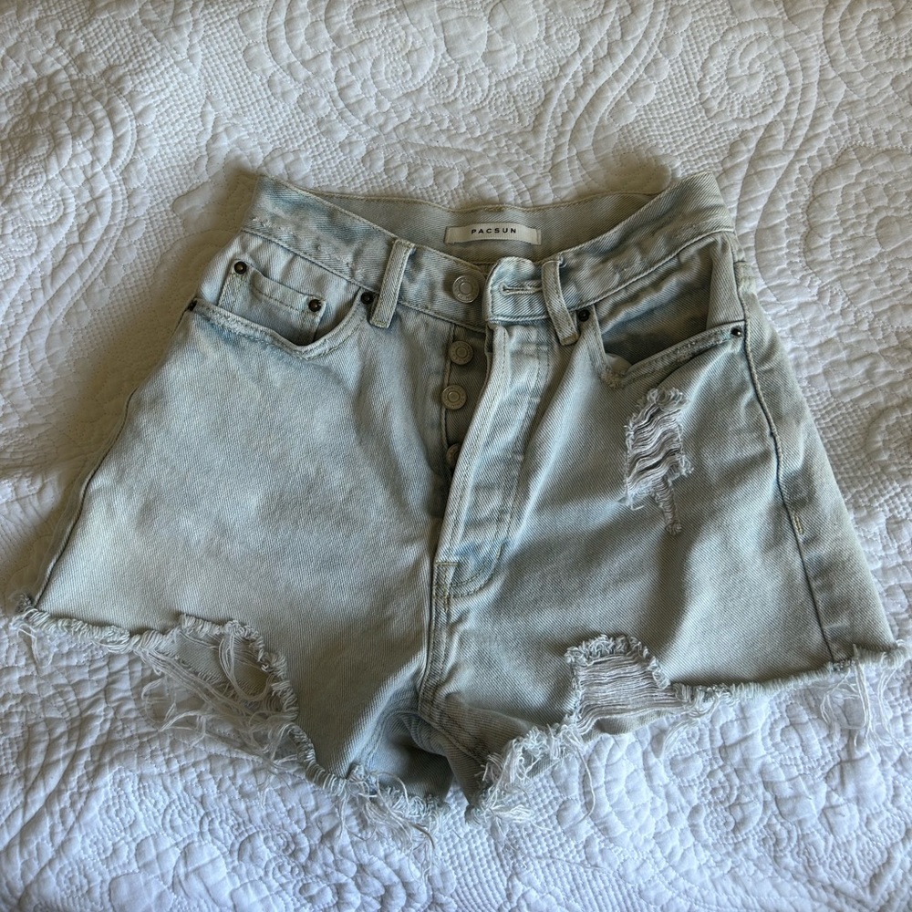 pacsun ultra high rise vintage short